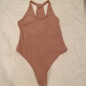 Free People Speed Dial Bodysuit. Pink. XS